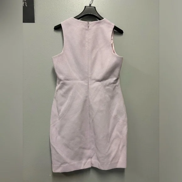 KAREN MILLEN Lavender Zipper Textured Dress Size 6 Sleeveless - Picture 5 of 5